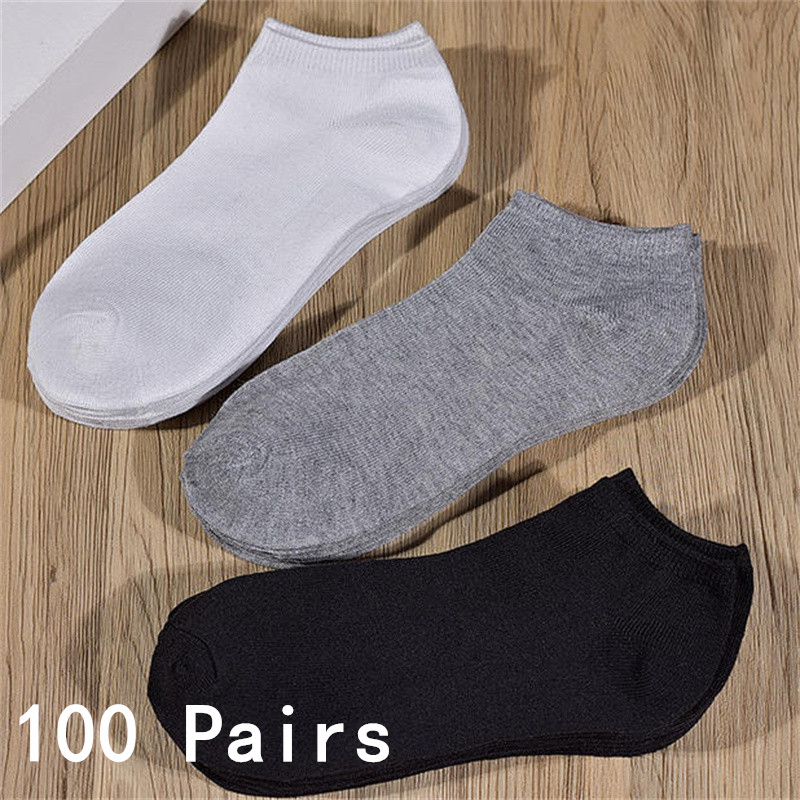 도매 50/100켤레 여성 남성용 보이지 않는 로우컷  - Ankle Sock Low Cut 리뷰 및 가격