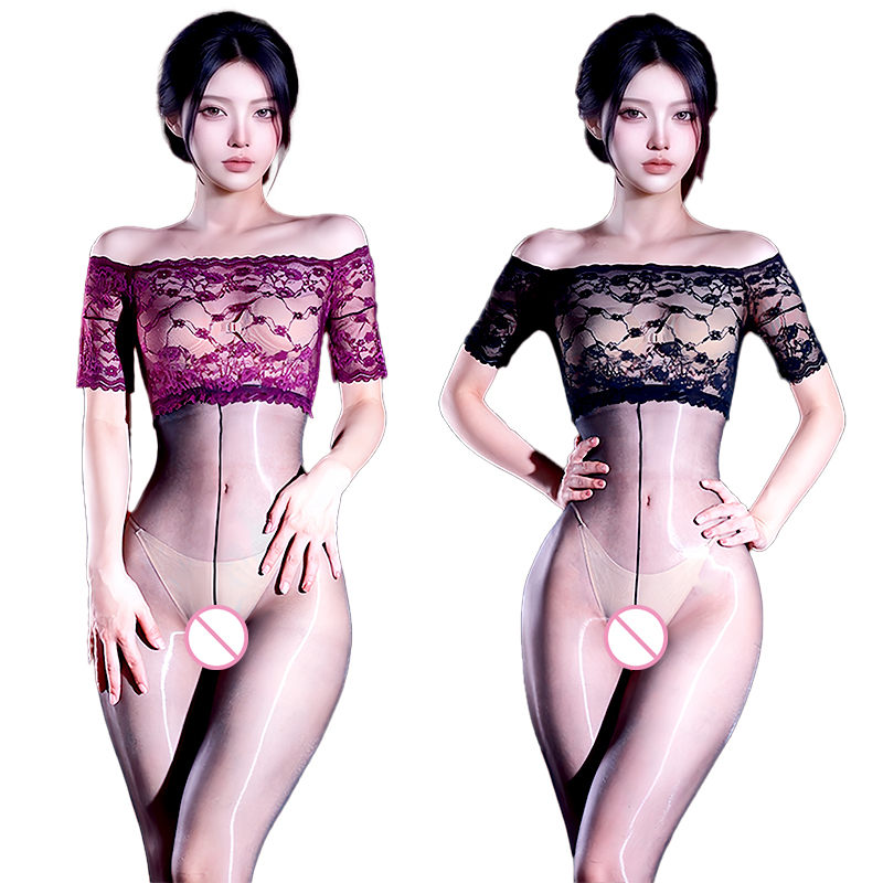 섹시한 오일 샤이니 메쉬 레이스 바디수트 여성 에로틱  - Tights Pantyhose Sheer 리뷰 및 가격